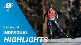 World Cup 2223 Oestersund Women Individual Highlights [upl. by Laud]