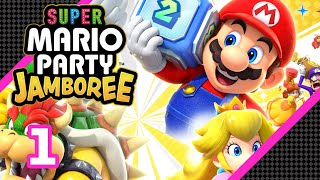 Super Mario Party Jamboree  Mega Wigglers Tree Party  100 Playthrough 1 [upl. by Arag941]