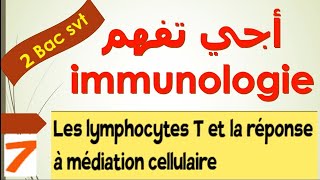 immunologie 2 bac svt ep 7  les lymphocytes T et la réponse à médiation cellulaire [upl. by Othilie]