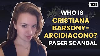 Who Is Cristiana BarsonyArcidiacono The Mystery CEO Behind the Lebanon Pager Attack Controversy [upl. by Halivah]