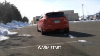 2013 Ford Focus ST Resonator And Muffler Delete Straight Pipe [upl. by De Witt]