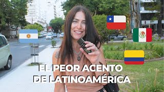 ARGENTINOS sobre EL PEOR y MEJOR acento de LATINOAMÉRICA [upl. by Godderd]