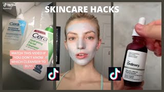 TIKTOK SKINCARE HACKS  tiktok compilation 2021 [upl. by Serene]