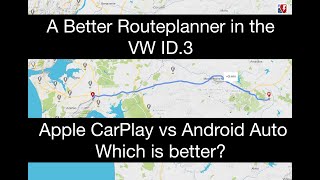 A Better Routeplanner on Apple CarPlay and Android Auto Which is better [upl. by Nnek]