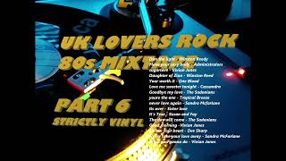 UK Lovers rock 80s Mixtape Lovers rock mixtape Part 6 [upl. by Barhos]