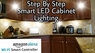 How To Install Smart LED Under Cabinet Lights TorchStar [upl. by Pauli851]