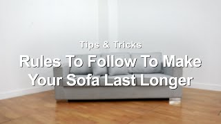 Rules to Follow to Make Your Sofa Last Longer  MF Home TV [upl. by Pascoe]