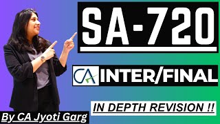 SA  720  Auditors responsibility in relation to other Information  CA INTTER  CA FINAL [upl. by Artamas]