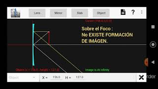 Formación de Imágenes en Espejos Cóncavos Plano y Convexos  TinTutor [upl. by Ronnoc346]