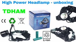 Lanterna de cap  High Power headlamp [upl. by Fanechka]