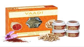 Vaadi herbal saffron skin whitening facial kit review  Affordable facial for Teenagers [upl. by Veron]