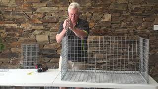 Gabion Basket Assembly  by Yarrabee amp Castlemaine Stone [upl. by Sik230]