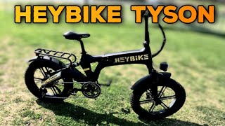 Heybike Tyson Folding Electric Bike Review [upl. by Ayotna]