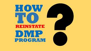 AKPK FAQ  How to Reinstate DMP [upl. by Marguerite791]