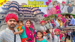 ᡣ𐭩 Indore Full day tour 😍 56 Dukan khajrana bada ganpati Rajwada Indore Madhya Pradesh EP10 [upl. by Roz]