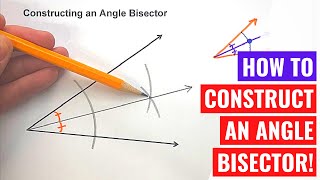 Constructing an Angle Bisector [upl. by Anahgem]