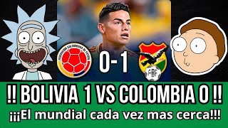 Bolivia 1  Colombia 0 VAMOS QUE SE PUEDE ·amp [upl. by Anilegnave81]