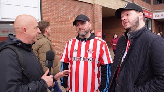 Newcastle fan SHOCKS Sunderland fans again at Stadium of Light [upl. by Tandi]