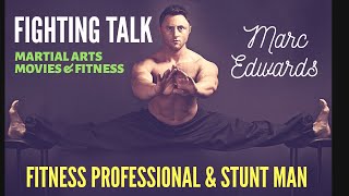 KUDO FIGHTING TALK Marc Edwards discusses dynamic stretching and working with Actor Scott Adkins [upl. by Brag]