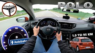 2018 VW Polo 10 TSI 95 KM  Będzie 200 wg GPS VMAX Racebox 0100 kmh Próba autostradowa [upl. by Chilson]