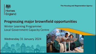 Progressing major brownfield opportunities  Winter Learning Programme 2024 [upl. by Lontson]