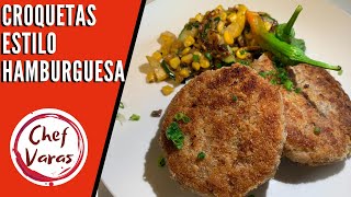 Croquetas estilo hamburguesa [upl. by Irual]