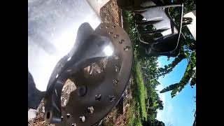 ATV rear brake assembly install [upl. by Eyak]