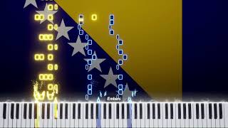 Bosanska Artiljerija Bosnian Turbofolk song  Piano [upl. by Aniras612]