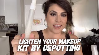 Lightening up your makeup kit by depotting [upl. by Caiaphas]