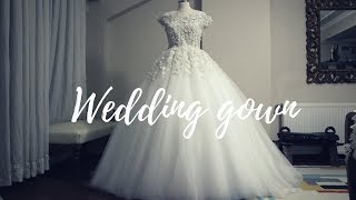 MAKING A WEDDING GOWN  BALL GOWN [upl. by Angelique]