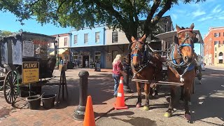 Take a stroll with me around downtown Savannah GA [upl. by Analeh]