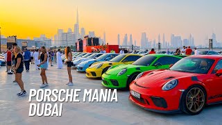 Icons of Porsche Dubai  Walking Tour at Largest Porsche Gathering [upl. by Marsden]