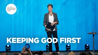 Keeping God First  Joyce Meyer  Enjoying Everyday Life Teaching [upl. by Annamaria768]