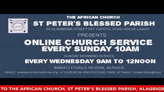 TOPIC RANTI IBI TI IWO TI GBE SUBU KI O SI RONUPIWADA ONLINE SUNDAY SERVICE [upl. by Lyudmila]