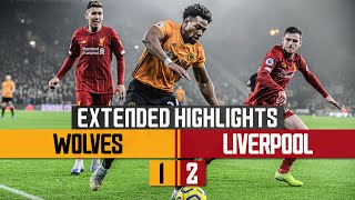 Traore and Jimenez combine again  Wolves 12 Liverpool  Extended Highlights [upl. by Jaquelyn]