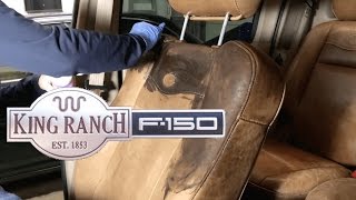 BEST Way To Restore King Ranch Ford Truck Seats [upl. by Nyleve]