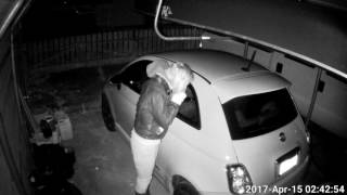 Female snoops and tries to open vehicle doors 4 15 17 [upl. by Geier]