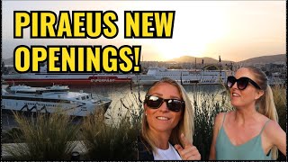 ATHENS VLOG PIRAEUS PORT  PIRAEUS TOWER  PIRAEUS ROOFTOP BAR  E7 UPPER VIEW  LIVING IN GREECE [upl. by Shirah]