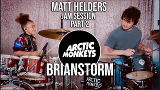 The Matt Helders Jam Session  Part 2  Arctic Monkeys  Brianstorm [upl. by Vona]