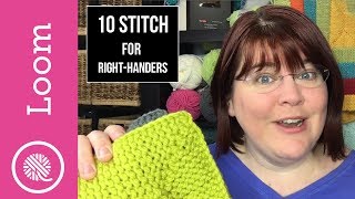 How to Knit the Bee Stitch  EASY [upl. by Kubis]