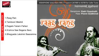 Raag Rang Tamboori MeetidavaKadri Gopalnath ampPravin Godkhindi [upl. by Aleahs]