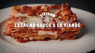 Lasagne sauce à la viande Recette facile  Stefano Faita [upl. by Ilanos]