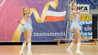 Majorettes Driady Uniejów   Duo trio BATON   KędzierzynKoźle 2023 [upl. by Editha169]