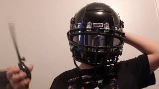 Youth F7 LX1 Schutt football helmet [upl. by Yneffit83]