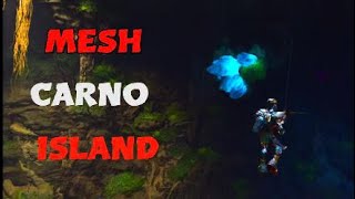 HOW TO MESH CARNO CAVE  ARK ASA  ARK SURVIVAL ASCENDED [upl. by Bunch814]