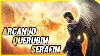 ARCANJO QUERUBIM SERAFIM  Classes de Anjos [upl. by Hoang958]