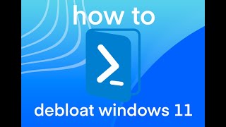 How to debloat windows 11 2024 Tutorial [upl. by Toille]