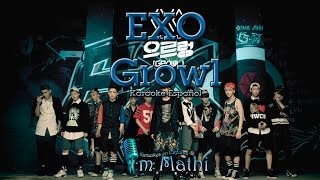 EXO 엑소  Growl Karaoke español [upl. by Akinar687]