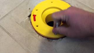 SetRite Toilet Flange Extender Installation [upl. by Romelda]