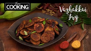 Vazhakkai Fry  Plantain Fry Recipe [upl. by Trammel]